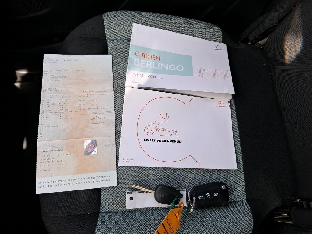 Citroen Berlingo Taille M BlueHDi 100 S&S BVM6 Feel 2021