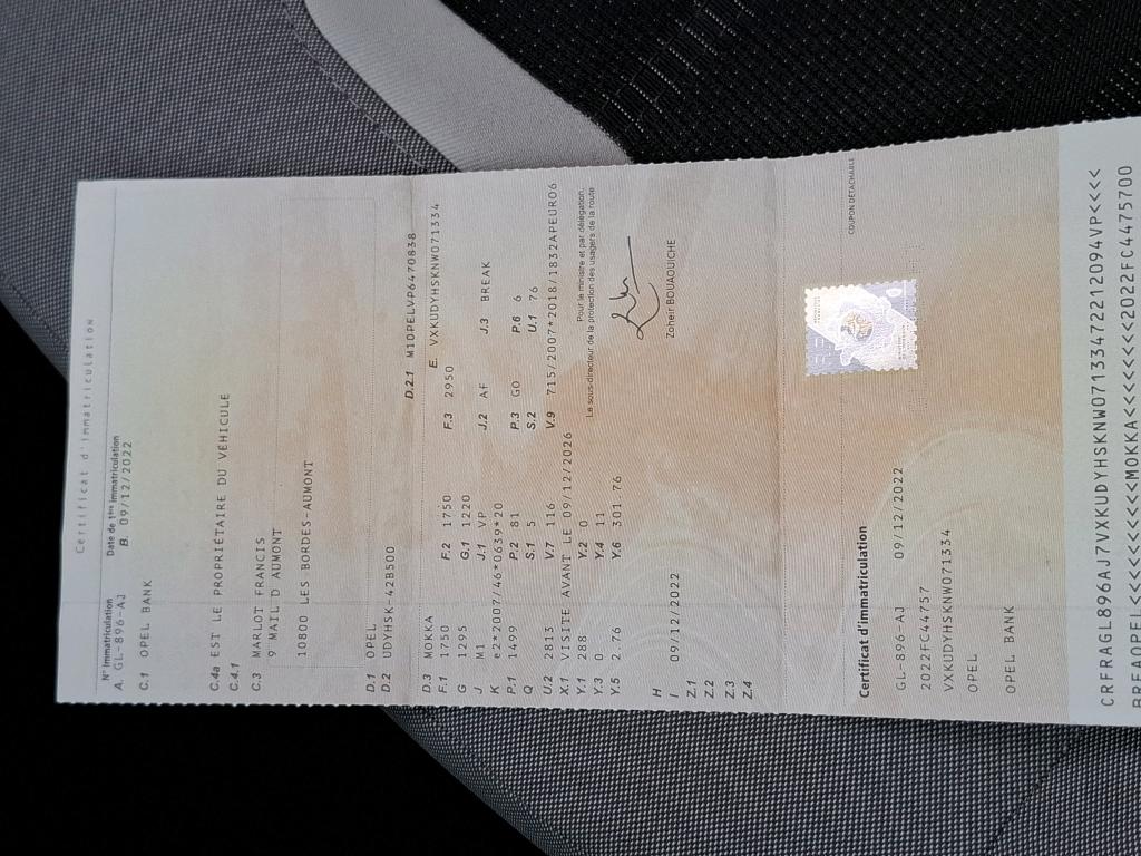 Opel Mokka 1.5 Diesel 110 ch BVM6 Elegance 2022