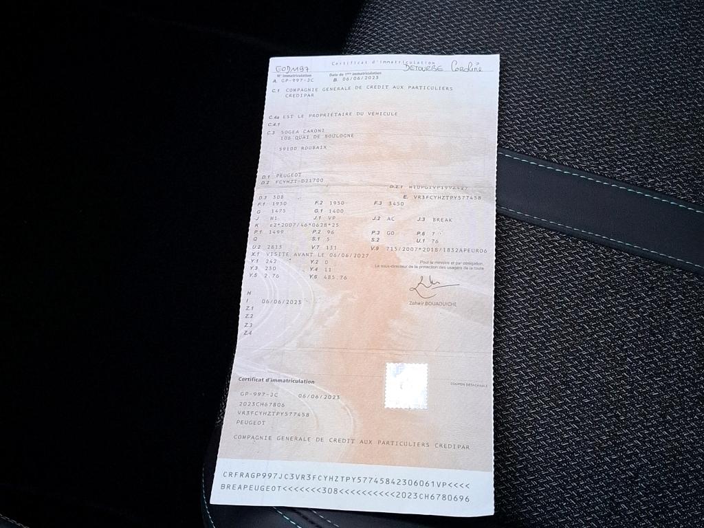 Peugeot 308 SW BlueHDi 130ch S&S EAT8 Allure 2023