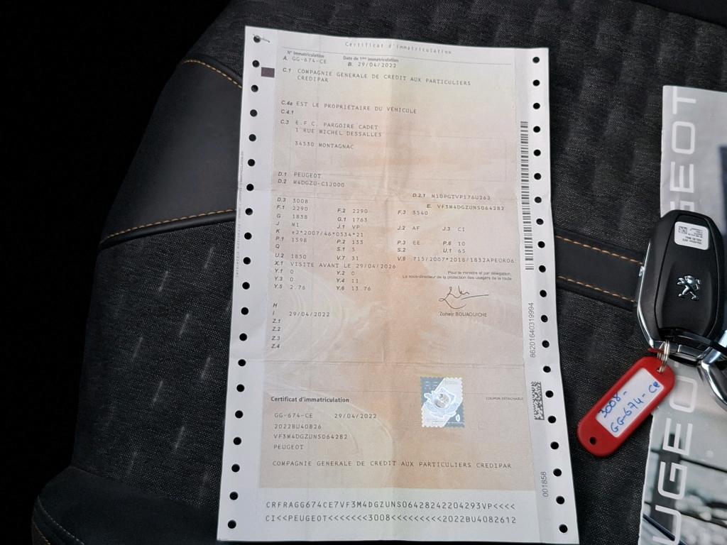 Peugeot 3008 Hybrid 225 e-EAT8 Roadtrip 2022