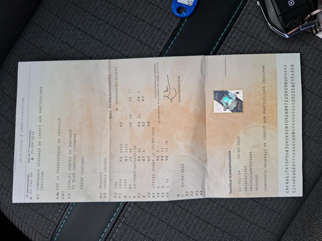 Peugeot 208 Electrique 50 kWh 136ch Allure Pack 2022