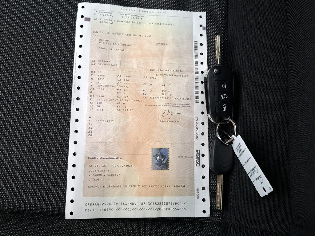 Citroen C3 PureTech 83 ch BVM5 You 2023