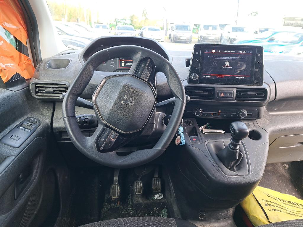 Peugeot PARTNER FOURGON STANDARD 650 KG BLUEHDI 130 S&S BVM6 ASPHALT 2021