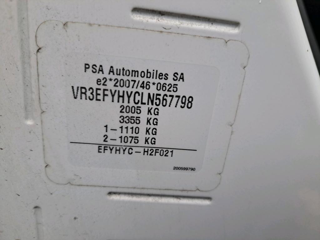 Peugeot PARTNER FOURGON STANDARD 650 KG BLUEHDI 100 S&S BVM5 PREMIUM 2021