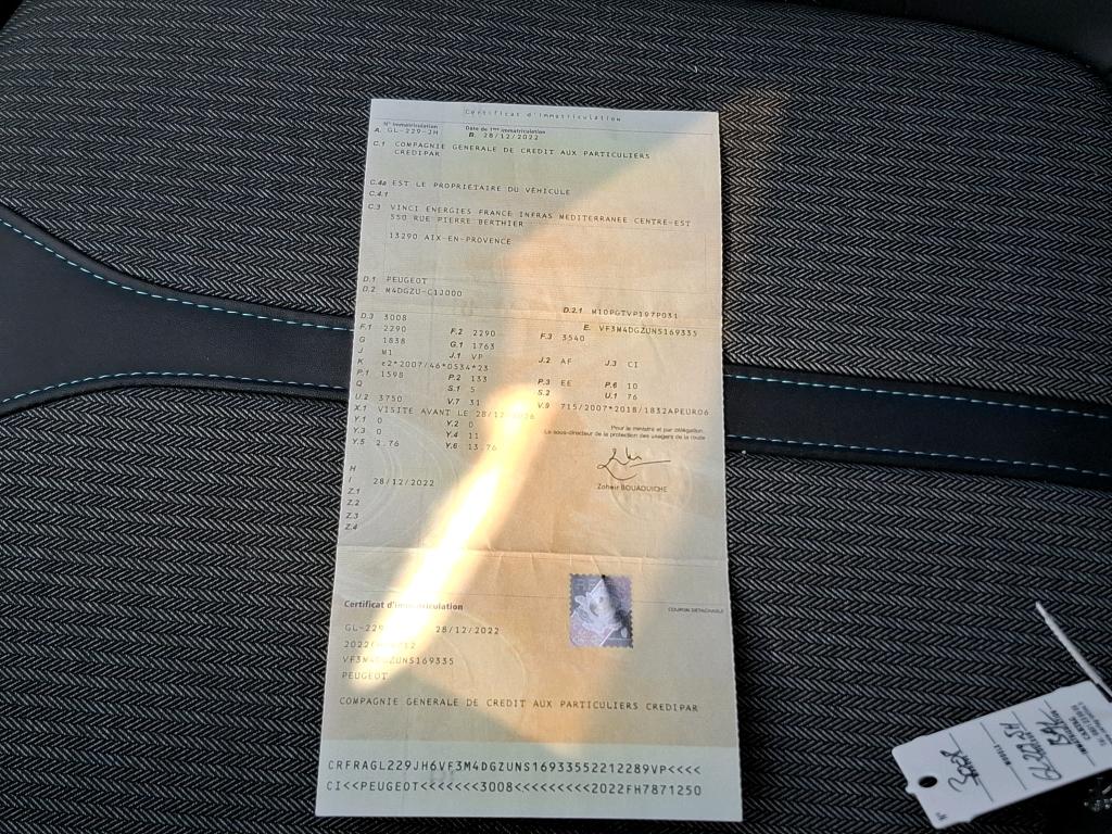 Peugeot 3008 Hybrid 225 e-EAT8 Allure 2022