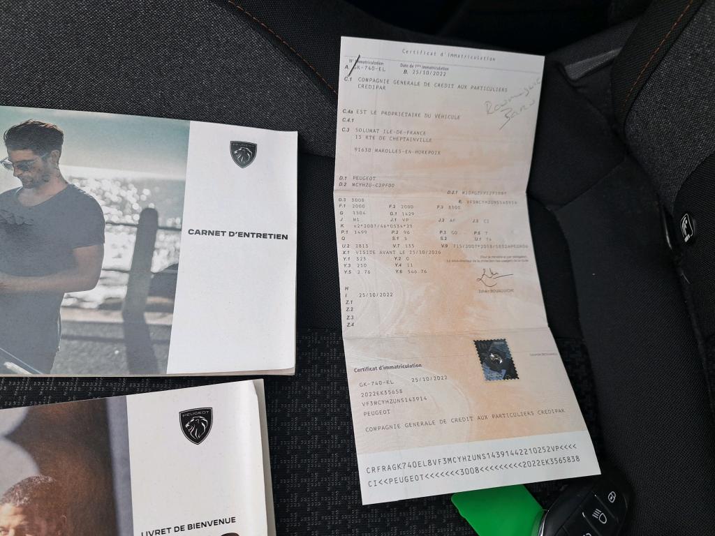 Peugeot 3008 BlueHDi 130ch S&S EAT8 Active Pack 2022