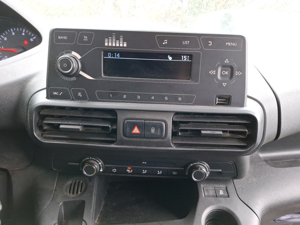 Peugeot PARTNER FOURGON STANDARD 650 KG BLUEHDI 100 S&S BVM5 PREMIUM 2020