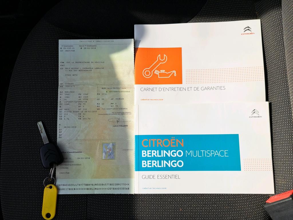 Citroen BERLINGO M BLUEHDI 100 CLUB 2018
