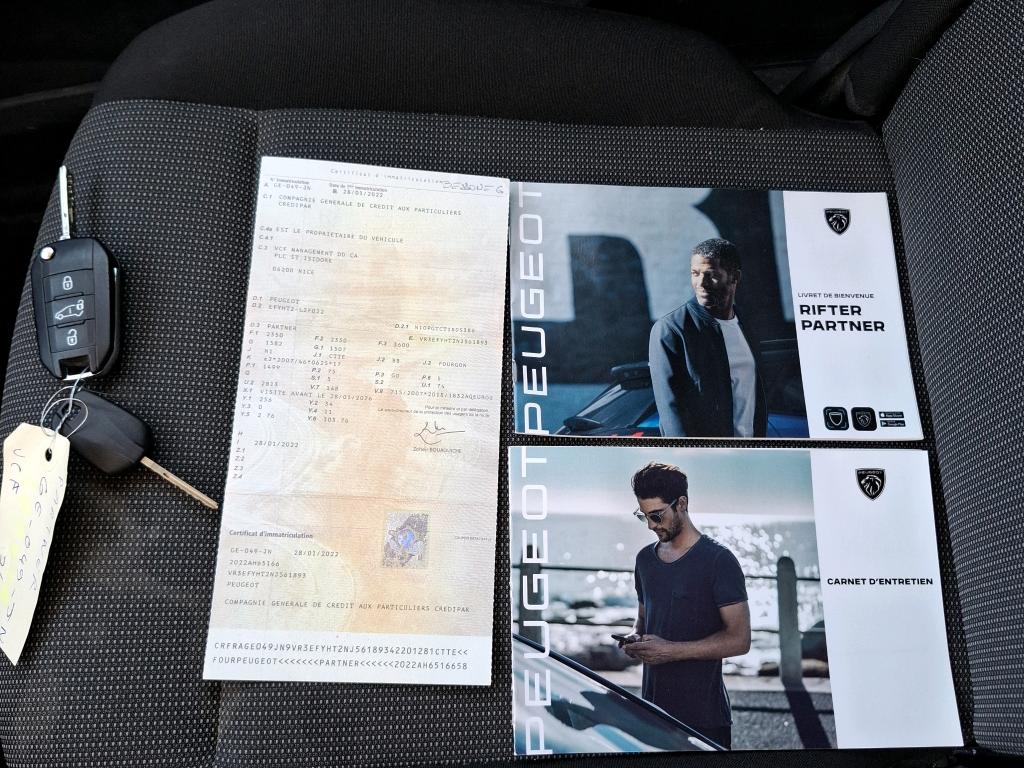 Peugeot PARTNER CA BLUEHDI 100 S&S BVM6  2022