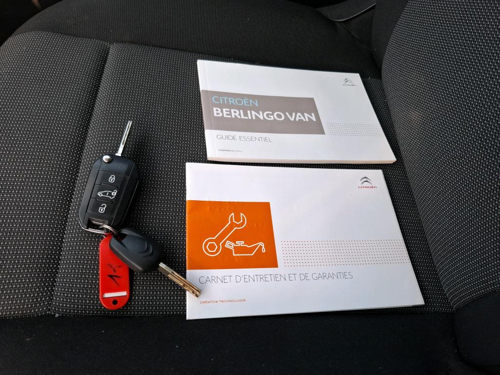Citroen BERLINGO VAN M 650 BLUEHDI 100 S&S CLUB 2019