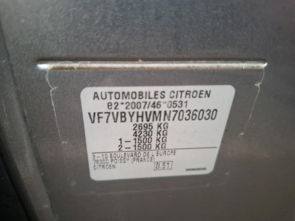 Citroen JUMPY FGN M BLUEHDI 120 S&S BVM6 DRIVER 2022