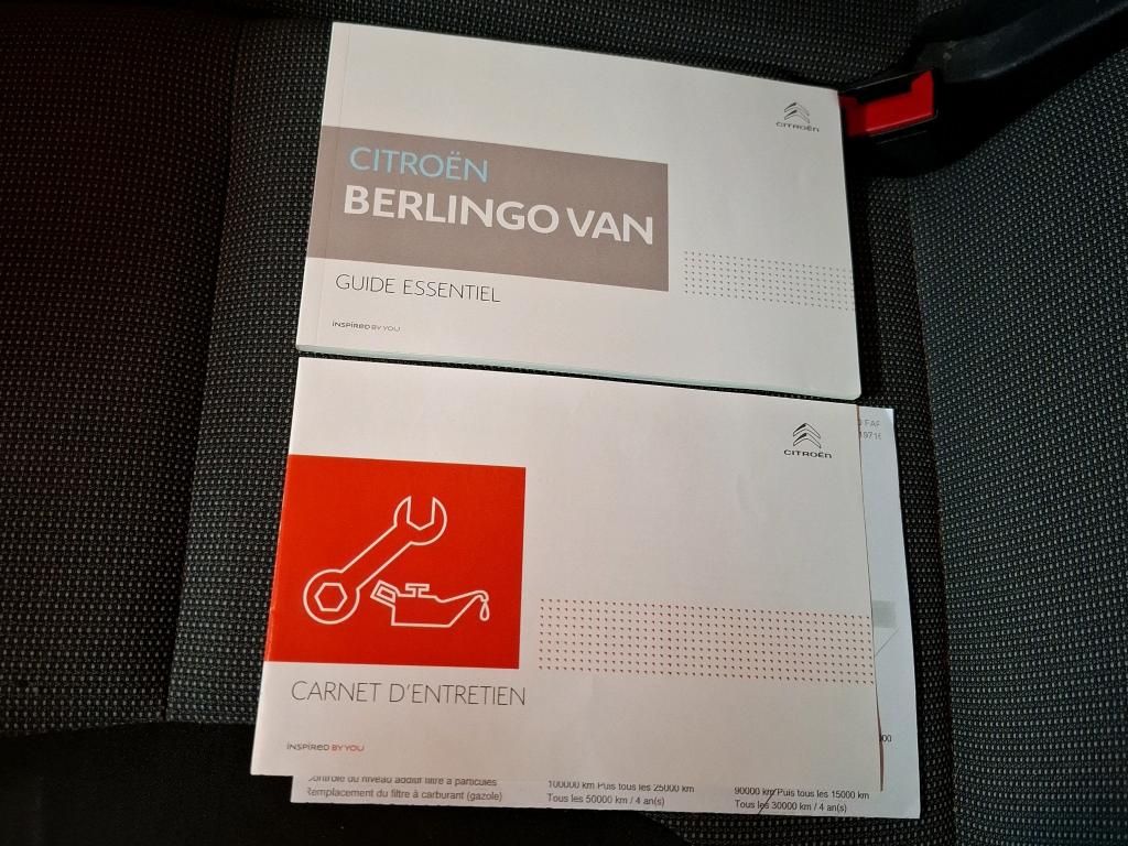 Citroen BERLINGO VAN M 650 BLUEHDI 100 S&S CLUB 2019