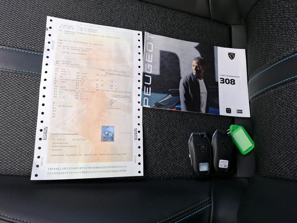 Peugeot 308 BlueHDi 130ch S&S EAT8 Allure 2022