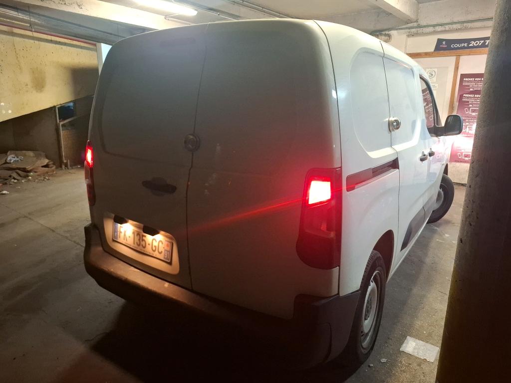 Peugeot PARTNER FOURGON STANDARD 650 KG BLUEHDI 100 S&S BVM5 PREMIUM 2019