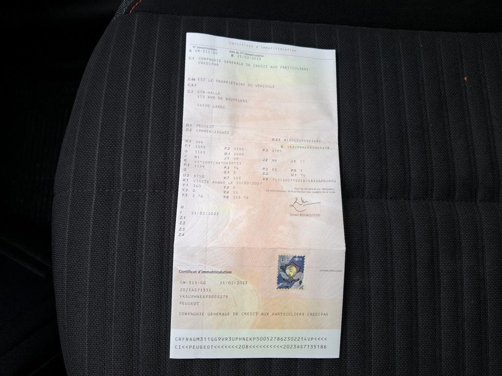 Peugeot 208 PureTech 100 S&S BVM6 Active Pack 2023