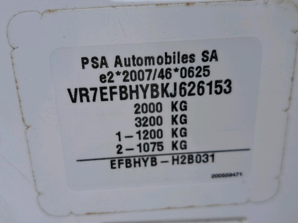 Citroen BERLINGO VAN M 650 BLUEHDI 100 S&S CLUB 2019