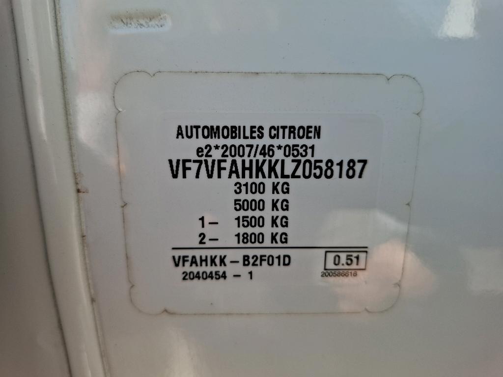 Citroen JUMPY FGN M BLUEHDI 120 S&S BVM6 DRIVER 340 NM 2020