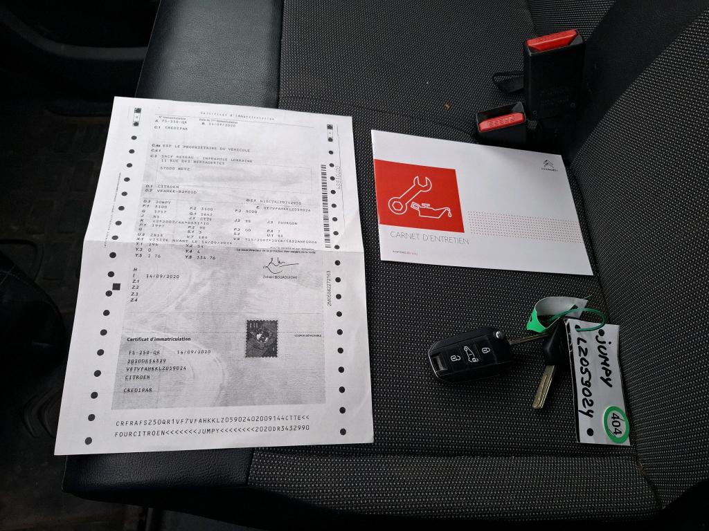 Citroen JUMPY FGN M BLUEHDI 120 S&S BVM6 CLUB 340 NM 2020