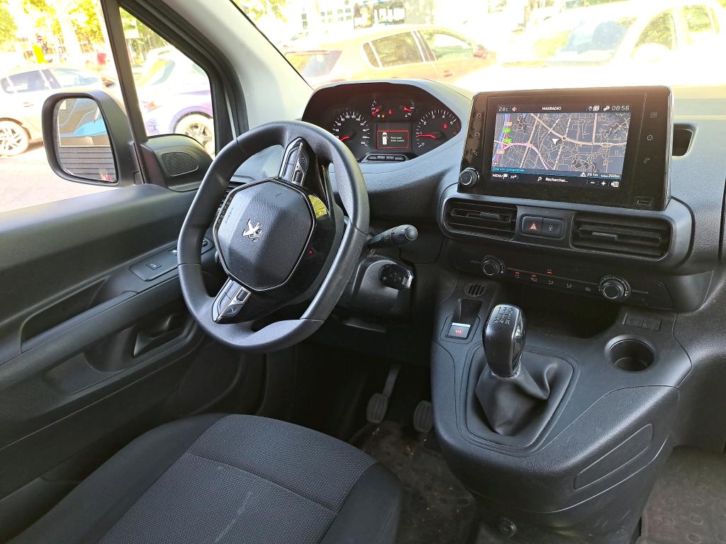 Peugeot PARTNER FOURGON STANDARD 650 KG BLUEHDI 100 S&S BVM5 ASPHALT 2021