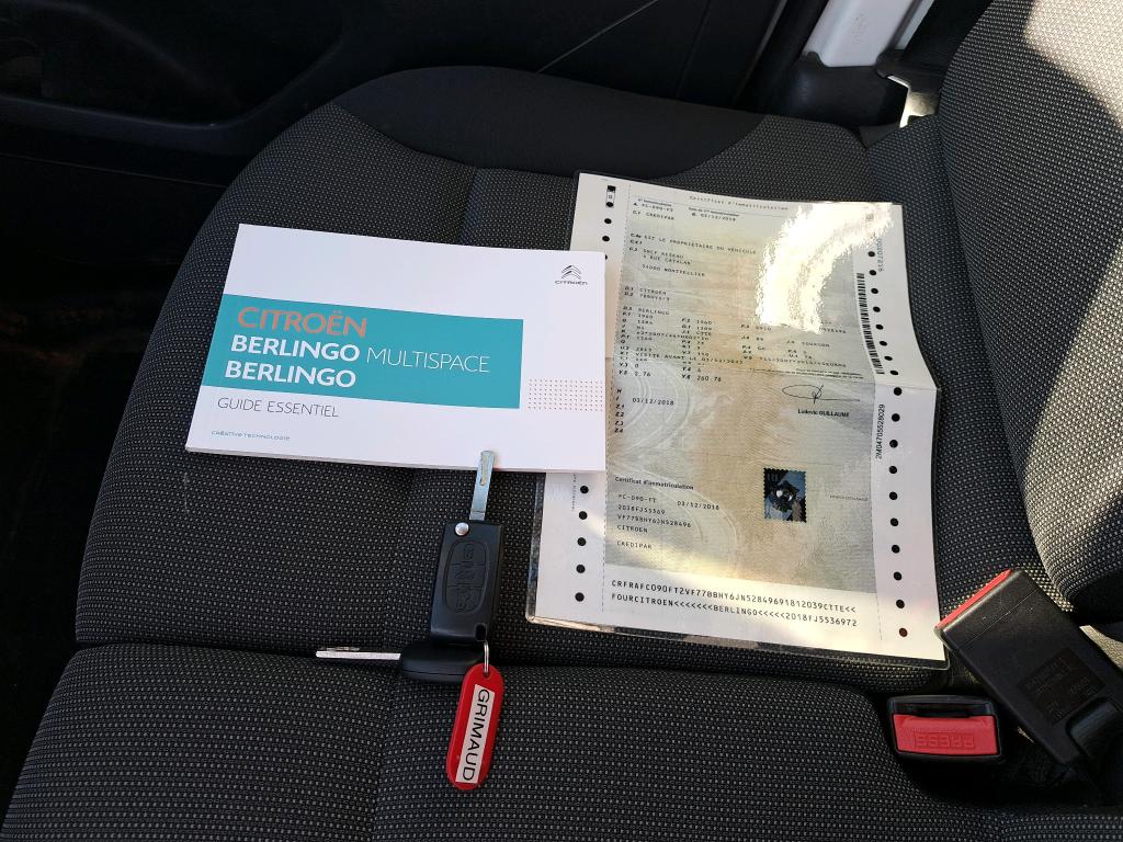 Citroen BERLINGO M BLUEHDI 100 CLUB 2018