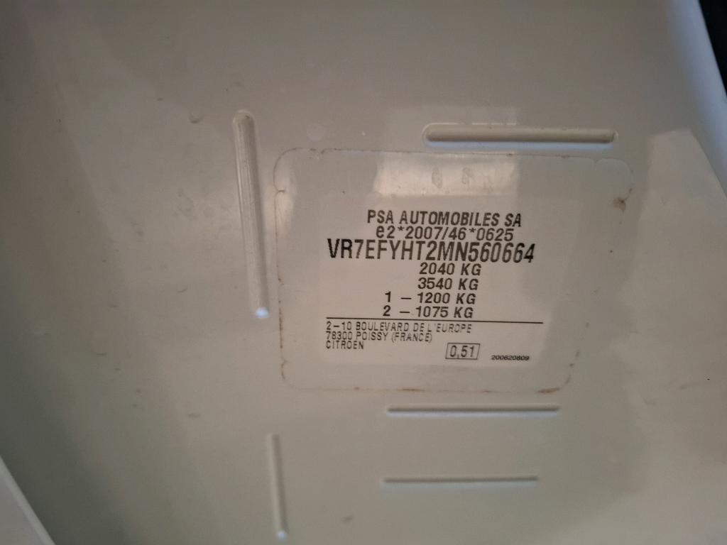 Citroen BERLINGO VAN M 650 BLUEHDI 100 S&S BVM6 DRIVER 2021