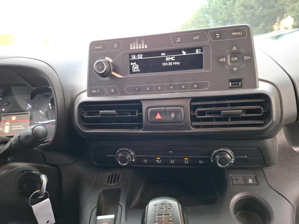 Citroen BERLINGO VAN M 650 BLUEHDI 100 S&S BVM5 CLUB 2019