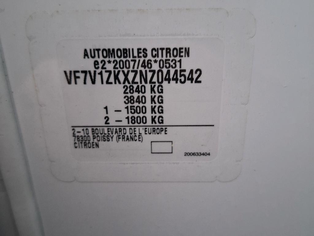 Citroen E-JUMPY FGN XS 100 KW (136 CH) BATTERIE 50 KWH CITYVAN 2022