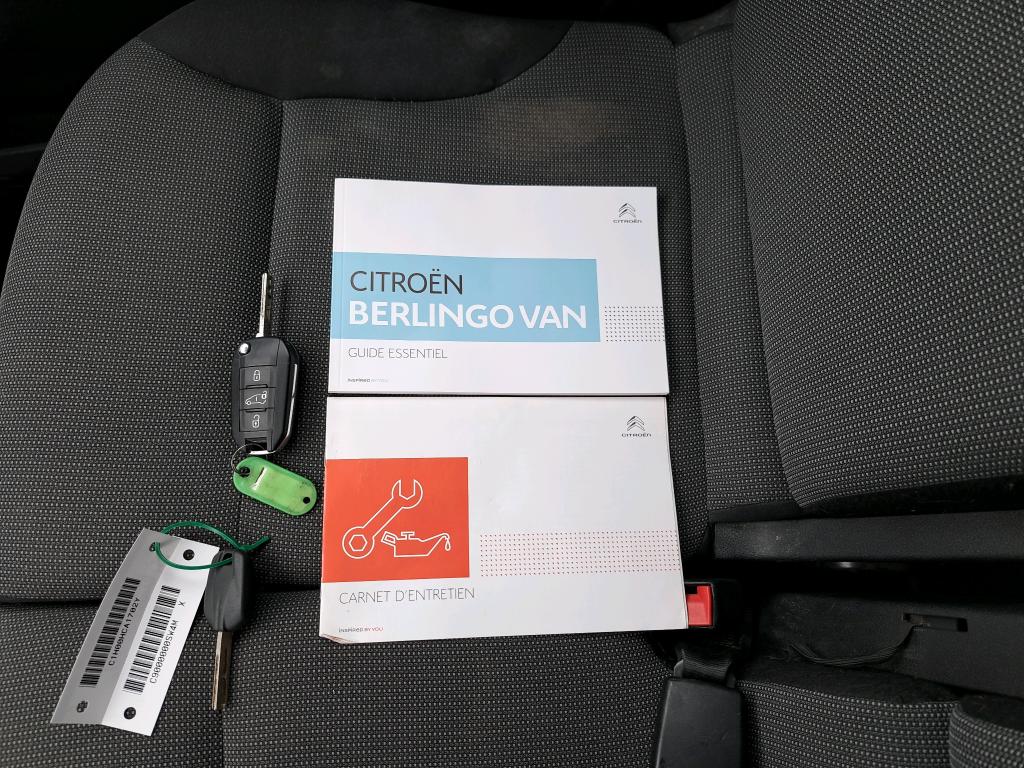 Citroen BERLINGO VAN M 650 BLUEHDI 100 S&S BVM5 CLUB 2019