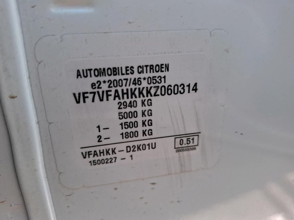 Citroen JUMPY CAB APPROFONDIE XL BLUEHDI 120 BVM6 DRIVER 340 NM 2019