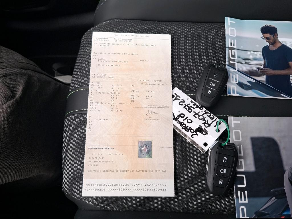 Peugeot 208 Electrique 156 ch 54 kWh GT 2024