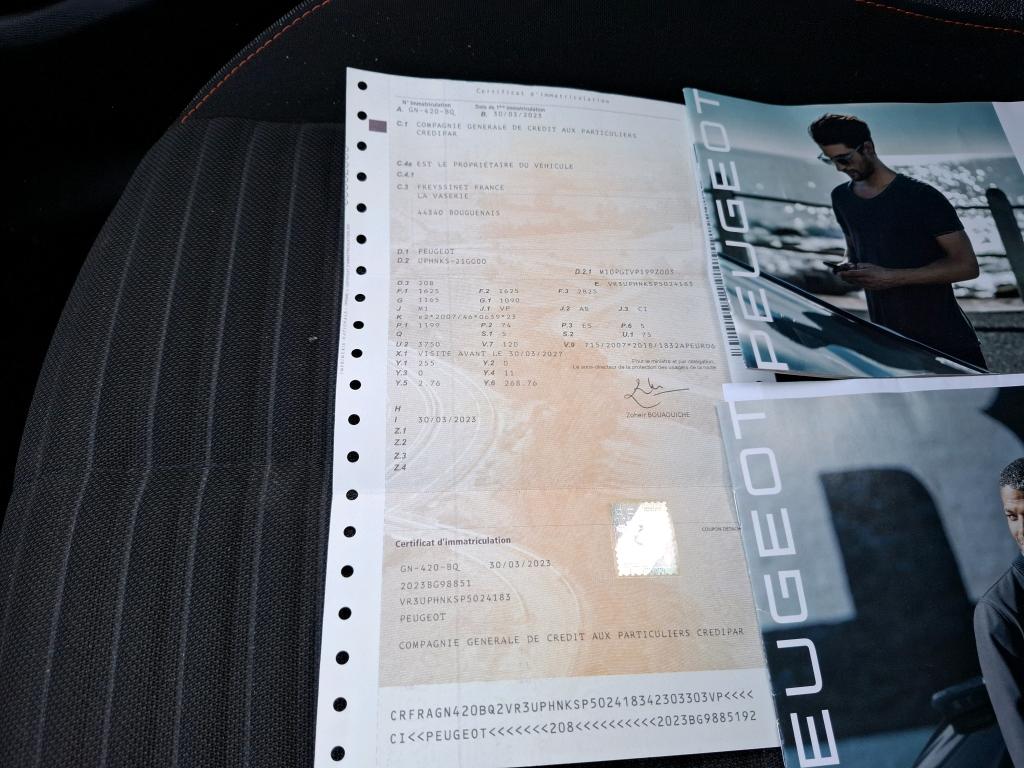 Peugeot 208 PureTech 100 S&S EAT8 Active Pack 2023