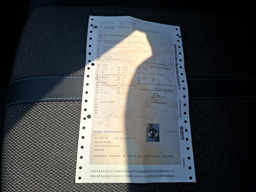 Peugeot 308 SW PHEV 180 e-EAT8 Allure 2023