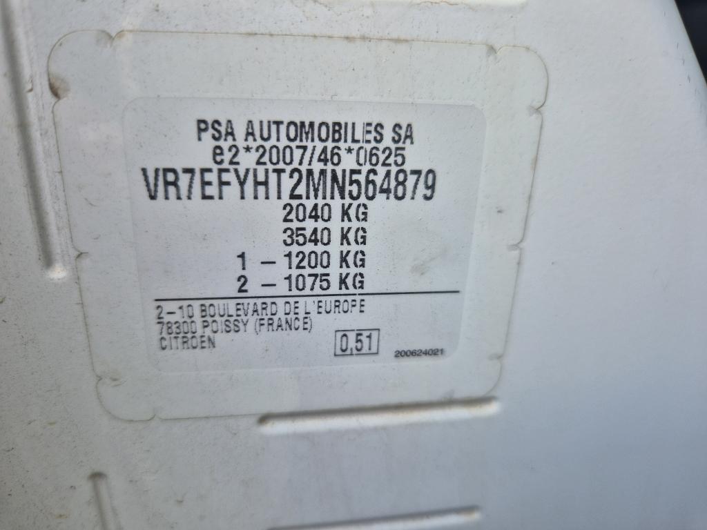 Citroen BERLINGO VAN M 650 BLUEHDI 100 S&S BVM6 CLUB 2022