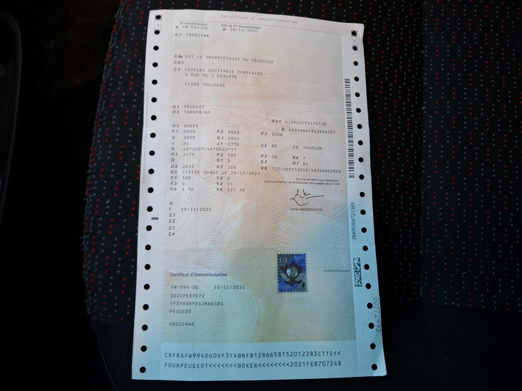 Peugeot BOXER TOLE 330 L2H2 BLUEHDI 140 S&S ASPHALT 2020