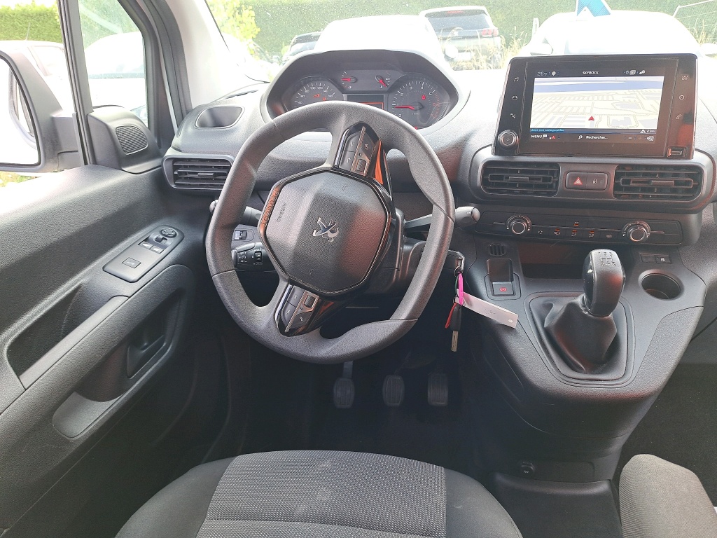 Peugeot PARTNER FOURGON STANDARD 650 KG BLUEHDI 100 BVM5 ASPHALT 2019