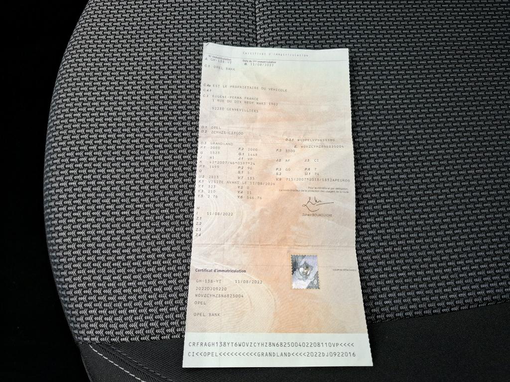 Opel Grandland 1.5 Diesel 130 ch BVA8 GS Line 2022