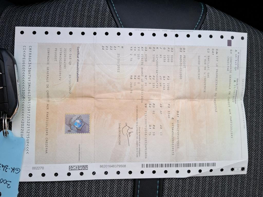 Peugeot 3008 Hybrid 225 e-EAT8 Allure Pack 2022