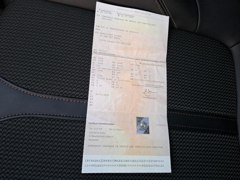 Peugeot 3008 Hybrid 225 e-EAT8 GT 2022