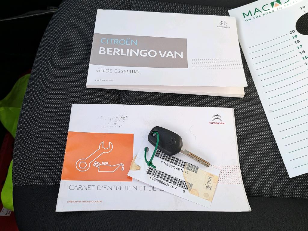 Citroen BERLINGO VAN M 650 BLUEHDI 100 S&S CLUB 2019