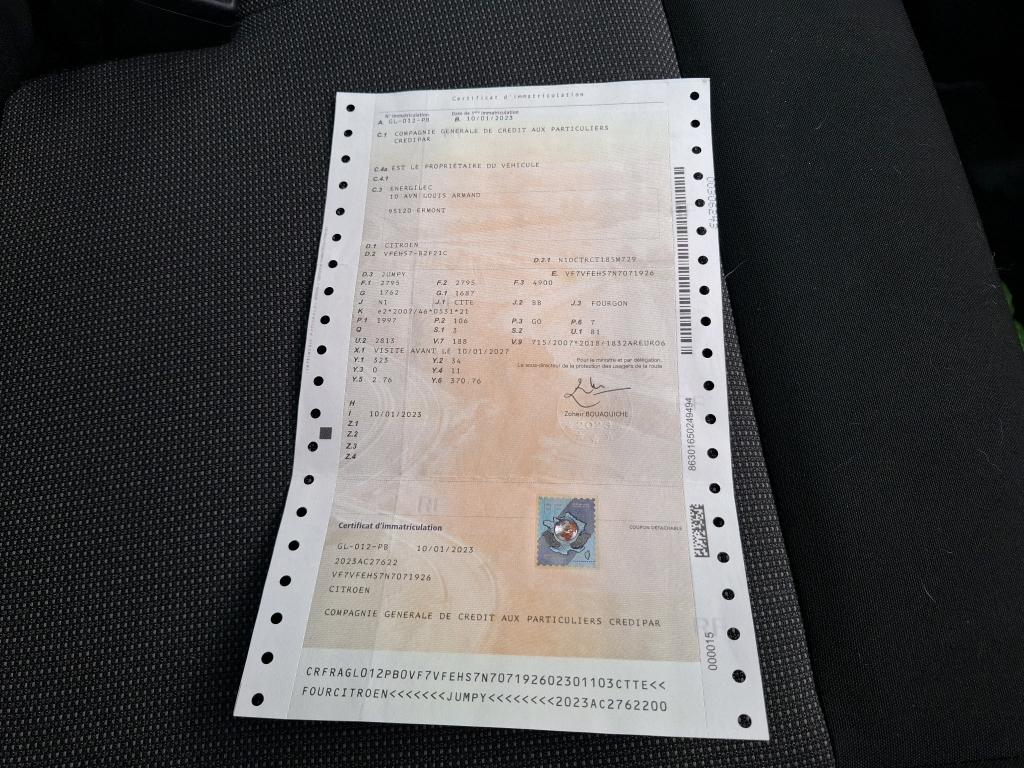 Citroen JUMPY FGN M BLUEHDI 145 S&S EAT8 DRIVER 2023