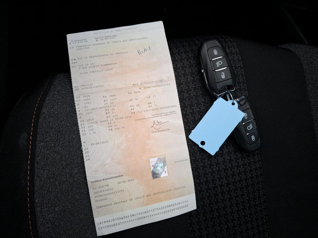 Peugeot 3008 BlueHDi 130ch S&S EAT8 Active Pack 2022