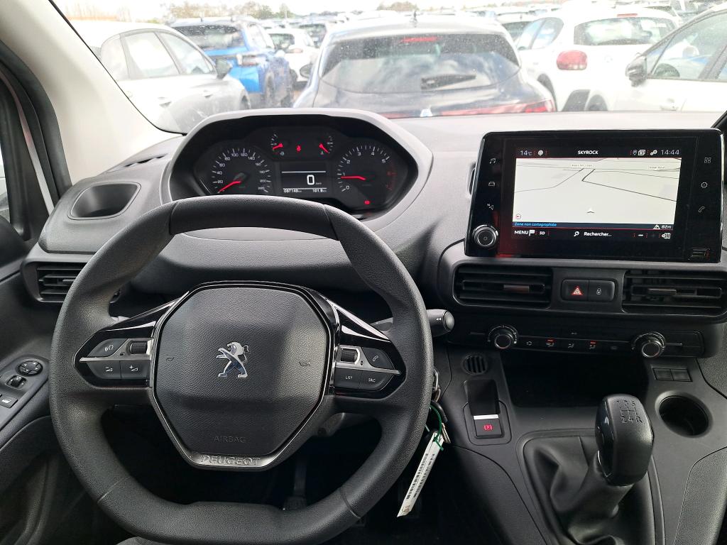 Peugeot PARTNER FOURGON STANDARD 650 KG BLUEHDI 100 S&S BVM5 ASPHALT 2021
