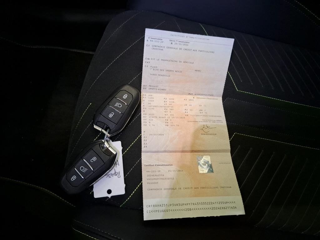 Peugeot 208 Hybrid 136 e-DCS6 GT 2024