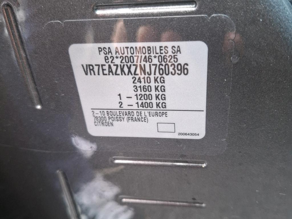 Citroen E-BERLINGO VAN M 800 100 KW (136 CH) BATTERIE 50 KWH 2022