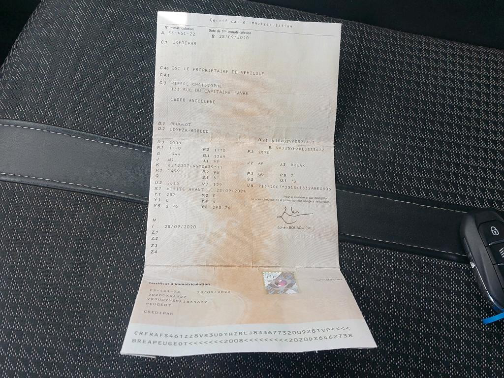 Peugeot 2008 BlueHDi 130 S&S EAT8 GT Line 2020