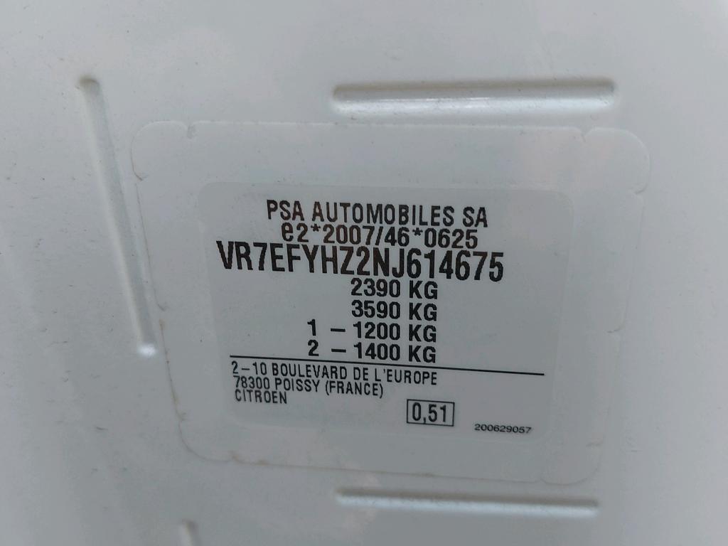 Citroen BERLINGO VAN M 1000 BLUEHDI 130 S&S BVM6 CLUB 2022