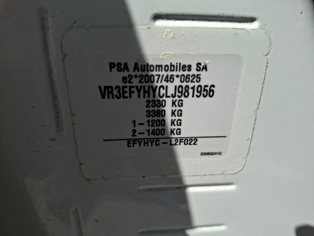 Peugeot PARTNER CA BLUEHDI 100 S&S BVM5  2020