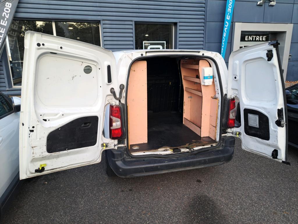 Peugeot PARTNER FOURGON STANDARD 650 KG BLUEHDI 100 S&S BVM5 ASPHALT 2019