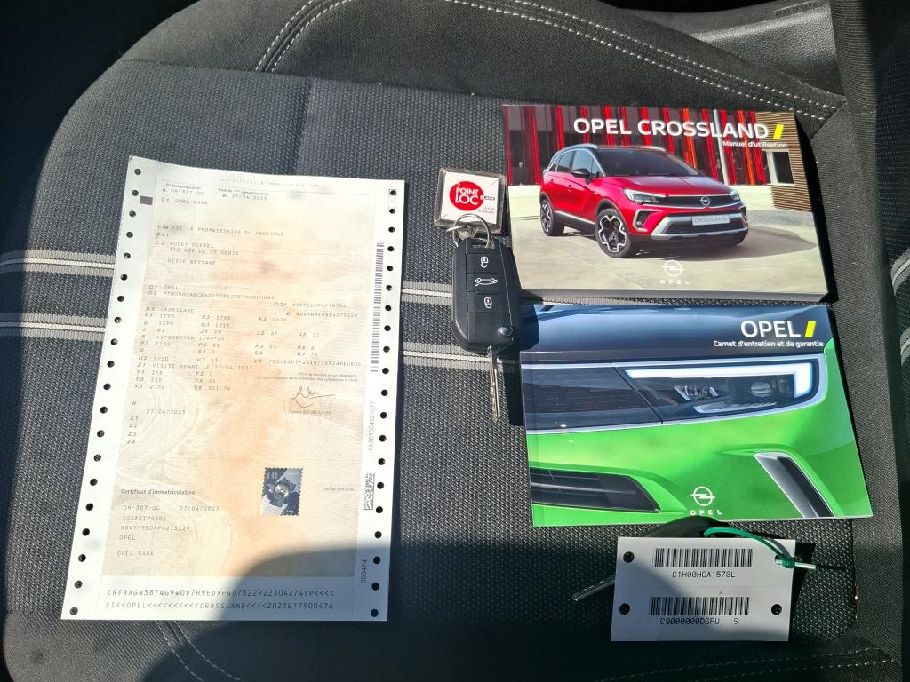 Opel Crossland 1.2 Turbo 110 ch BVM6 Elegance 2023