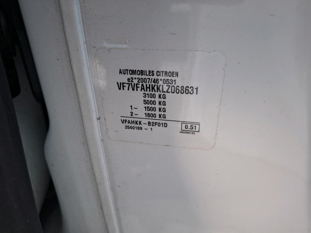 Citroen JUMPY FGN M BLUEHDI 120 S&S BVM6 CLUB 340 NM 2020